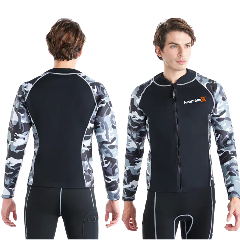 High-performance NeopreneX wetsuit for professional scuba diving and surfing.