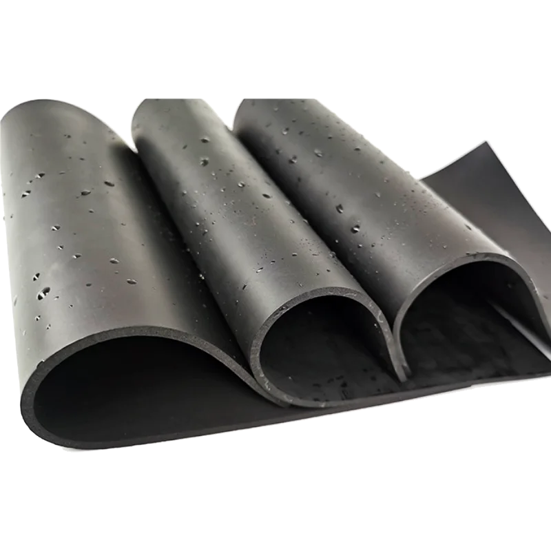 High-performance 100% CR neoprene fabric rolls with water droplets showing waterproof durability