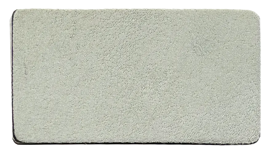 Detailed close-up of Aqua stretch Neoprene Fabric demonstrating 4-way flexibility for professional surfing and athletic gear.