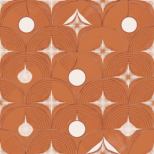 Sun & Moon terracotta neoprene drink koozie for spiritual brands wholesale