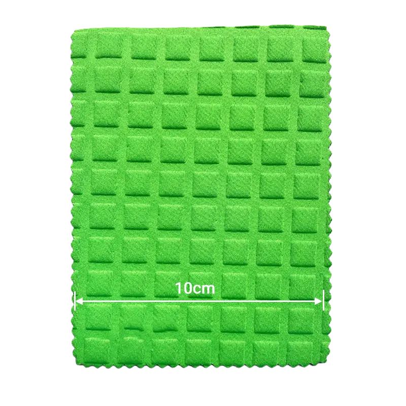 Direct manufacturer green grid embossed neoprene fabric for medical and custom sports applications.