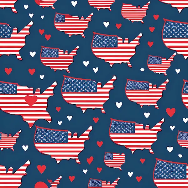 USA Heart flag custom neoprene koozies for patriotic promotion bulk