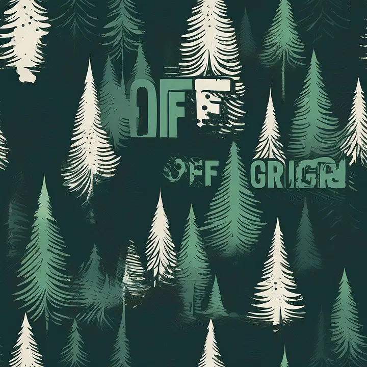 Forest Stencil custom neoprene beer koozie for outdoor gear bulk