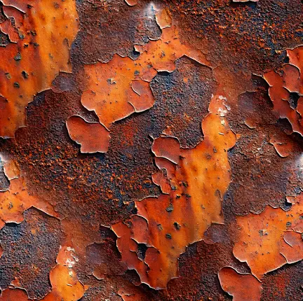 Custom 12cm coffee koozie - Rusty iron industrial aesthetic for universal cups