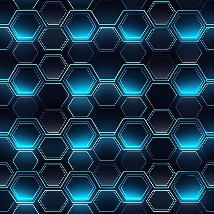 Magnetic iced coffee sleeve 12cm - Tactical hex-grid pattern with N52 magnets