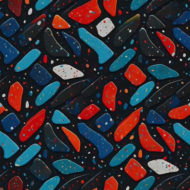 15cm gym bottle sleeve with webbing handle - Durable rubber pattern for fitness