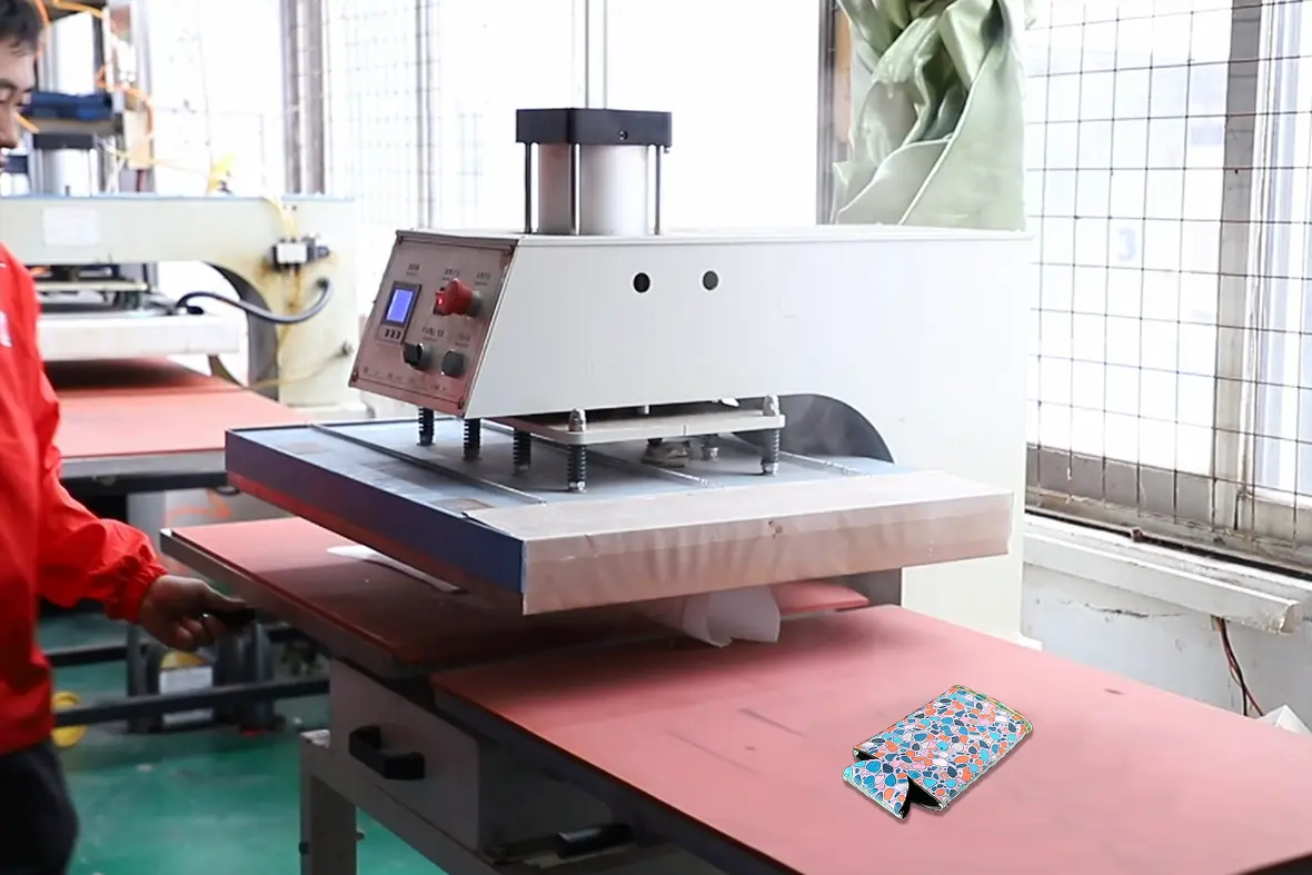 High-definition sublimation result on a 15.0cm bottle sleeve blank, demonstrating the 100% color vibrancy and sharp design details achievable on NeopreneX factory-direct blanks.