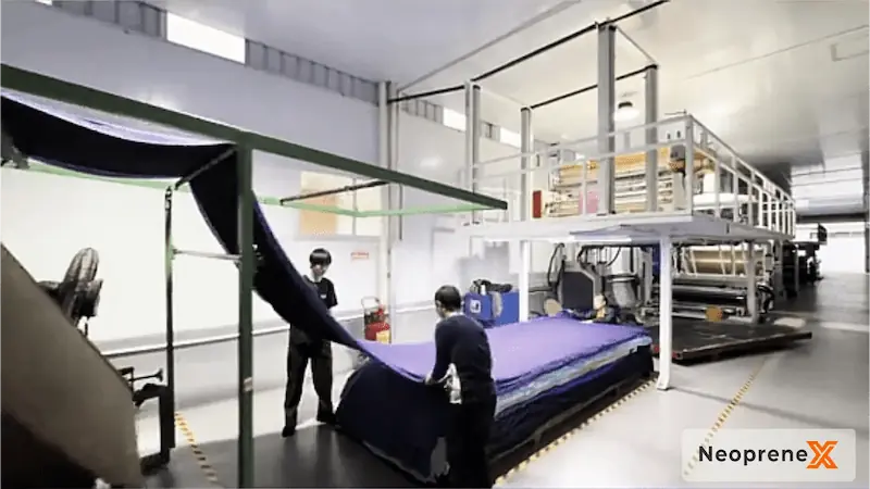 Neoprene fabric factory production line and precision quality audit process